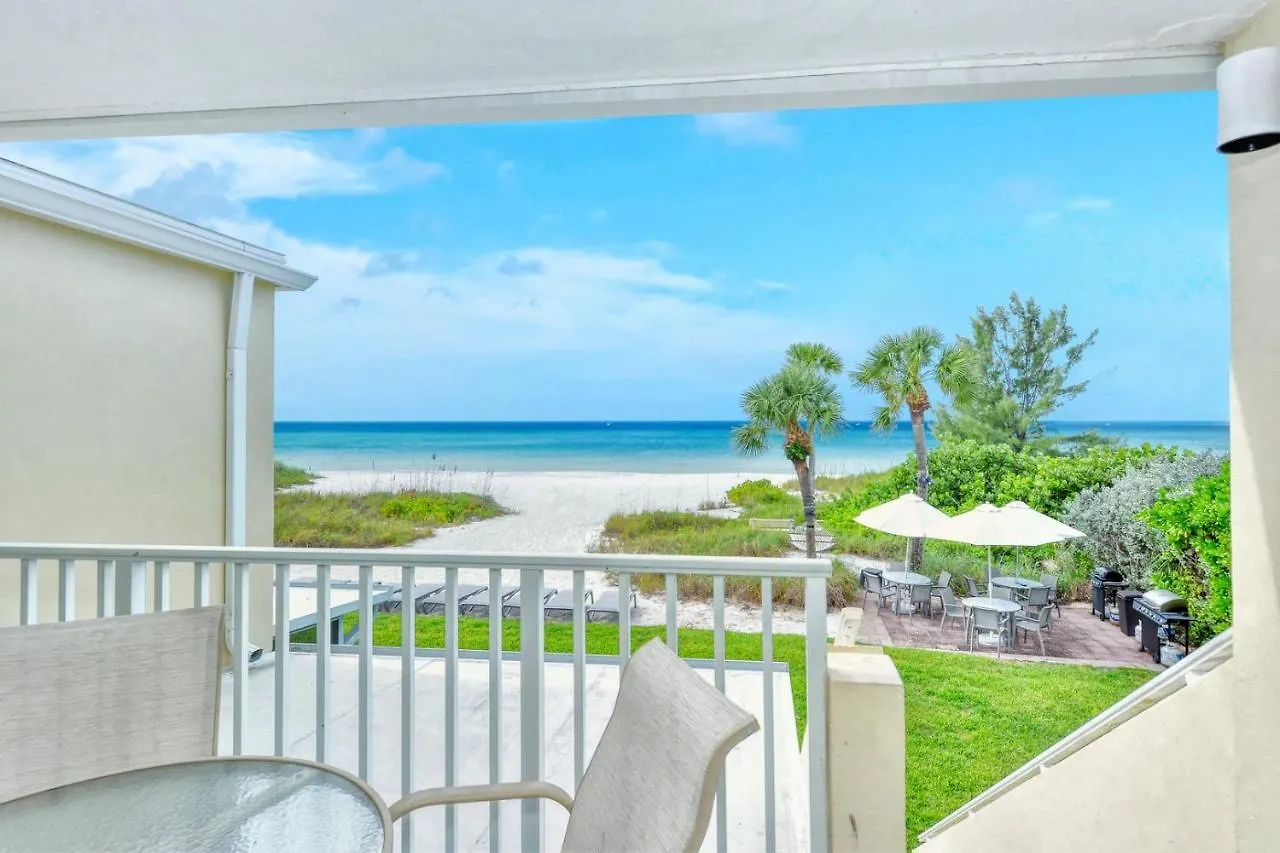 Laplaya 201c: Beachfront Corner Unit With Gulf Panorama Longboat Key
