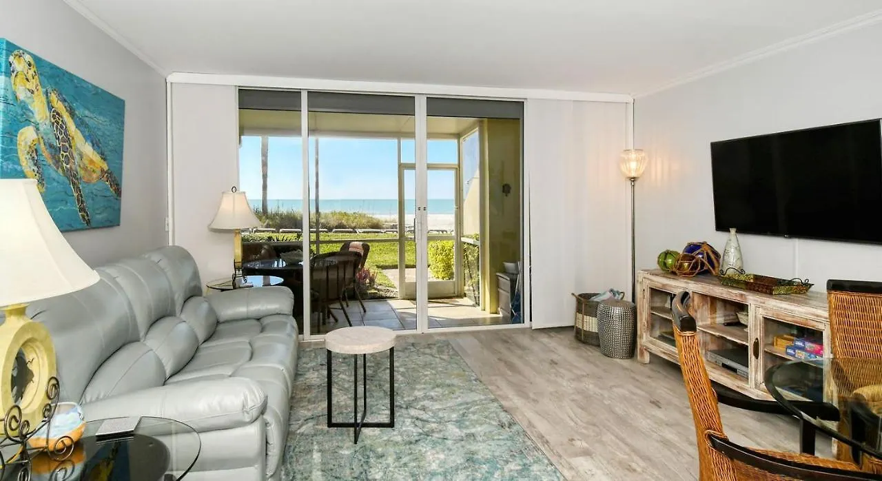 Apartment Laplaya 104a Gulf Front Walk Right From Your Lanai Onto The Private