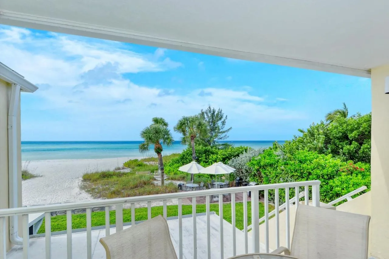 Laplaya 201c: Beachfront Corner Unit With Gulf Panorama * Longboat Key